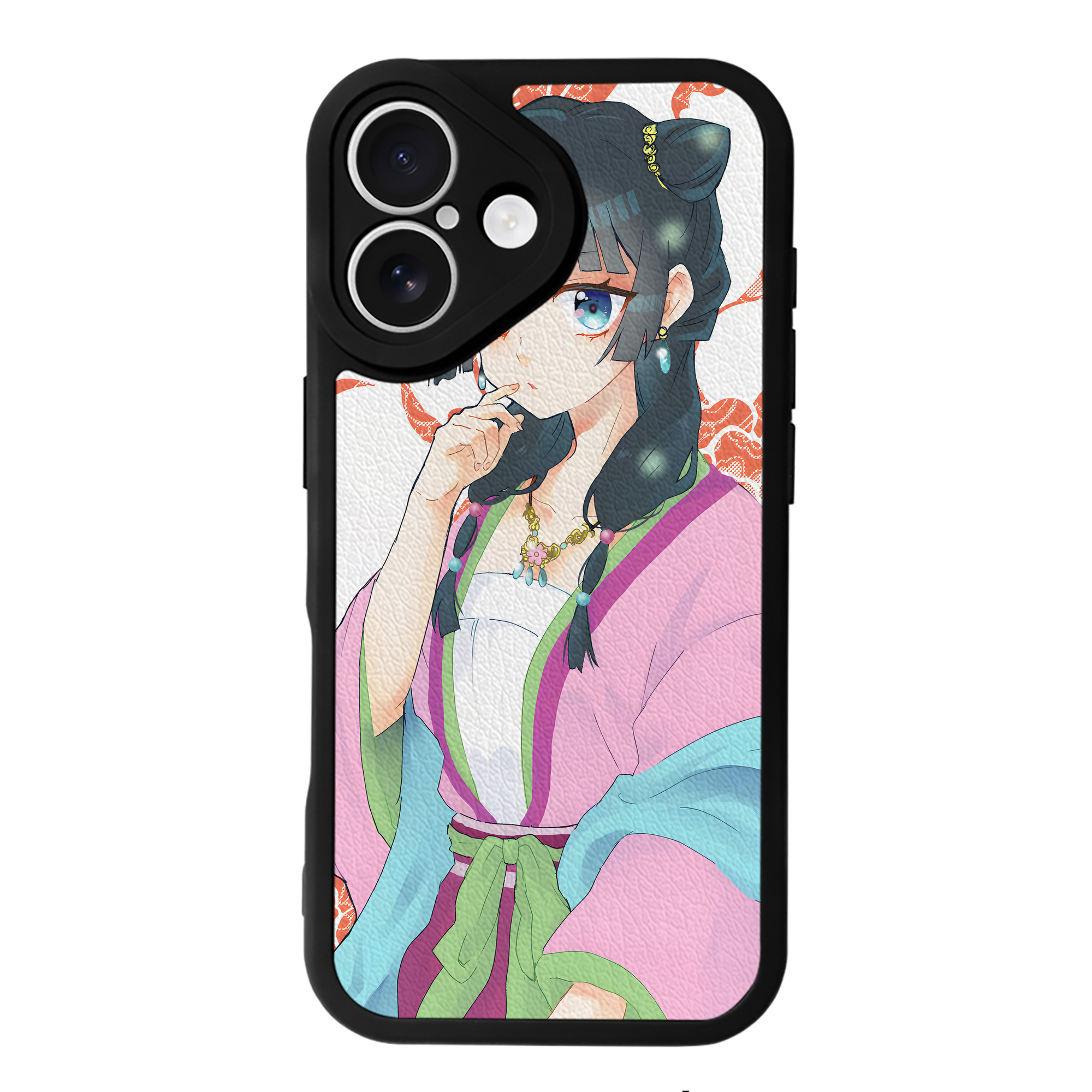 （画像用） 薬屋のひとりごと The Apothecary Diaries 【iPhone 16シリーズ対応】シリコンスマホケース（レザー調） 材質：シリコン